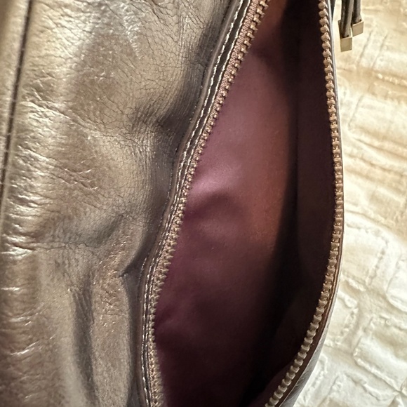 Coach Limited Edition Hampton Studded Leather Flap 15392 Bronze Rare Y2K - Picture 5 of 10